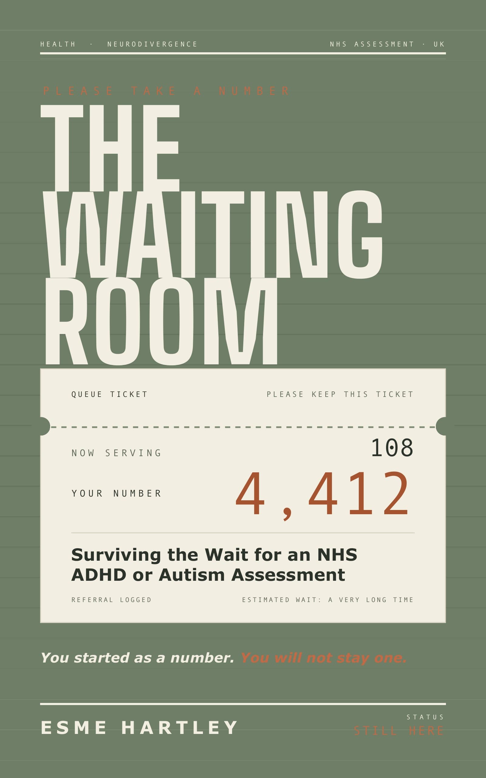 Cover of The Waiting Room by Esme Hartley